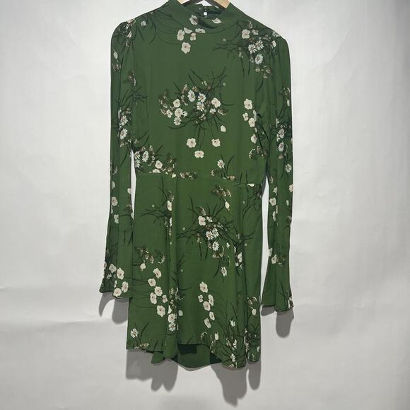 Reformation Womens Persis Floral Minidress Multicolor Size 8 NWT - Picture 5 of 8